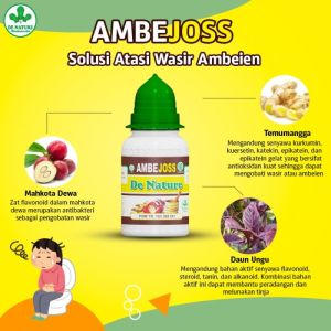 Obat BAB Berdarah DeNature Ambejoss Salep Salwa Obat Wasir Ambeien Ambeyen Stadium 4 Bab Berdarah Herbal Alami Paling Ampuh Luar dalam Untuk Ibu Hamil Menyusui Dubur Bengkak Anus BengkakPendarahan Anus Bab Berlendir Fistula AniBenjolan Anus