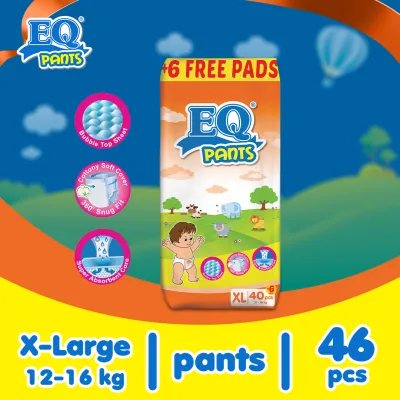 EQ Pants XL (12-16 kg) - 46 pcs x 1 pack (46 pcs) - Diaper Pants