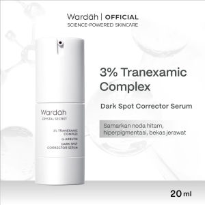 Wardah Crystal Secret Dark Spot Brightening Serum 20ml - Mencerahkan Menyamarkan Flek Hitam Di Wajah