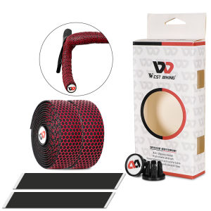 West Biking Băng Dán Ghi Đông Xe Đạp Đường Trường Băng EVA Chống Silp Có Thanh Cắm Phụ Kiện Xe Đạp Giảm Sốc Thoải Mái Băng Dán Đầu Xe Đạp