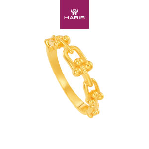 HABIB Oro Italia 916 Yellow Gold Ring GR50640723 (22K Gold)