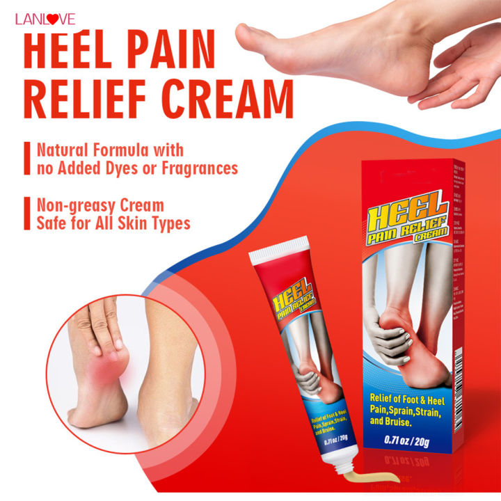 LANLOVE Heel Pain Relief Cream Tendonitis Achilles Tendon Pain Topical