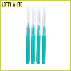 Lofty White 10pcs Bendable Micro Brushes Disposable Microbrush Applicators Eyelash Extensions Eyelash Glue Cleaning Brush for Eyelash