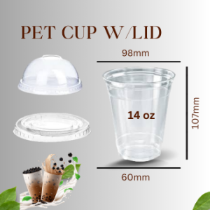 50pcs Pet Cup Thick Quality 14 16 20 and 24oz  for Cold Drinks Pet Cups Coffee Juice Frappe