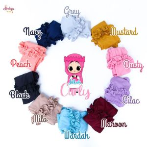 Jilbab Anak Balita Kerudung Bayi / Jilbab Curly