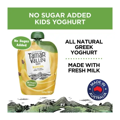 Tamar Valley Greek Style Banana Yoghurt Pouch