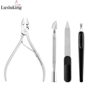 Nail Nghệ Thuật Kềm Muỗng Cắt Lớp Biểu Bì Cây Đẩy Loại Bỏ Da Chết Dụng Cụ Cắt Giũa Móng Tay Dụng Cụ Chăm Sóc Móng Tay