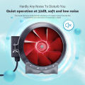 INKBIRD 6 Inches Inline Duct Exhaust Fan with Smart Controller Variable Fan Speed Temperature and Humidity Control HVAC Vent Blower for Grow Tents Hydroponic Cultivation Kitchens IVC-001W. 