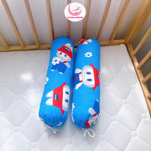 Cặp gối ôm trẻ em Katina House dài 50cm vải Thắng Lợi mềm mát thấm hút mồ hôi tốt