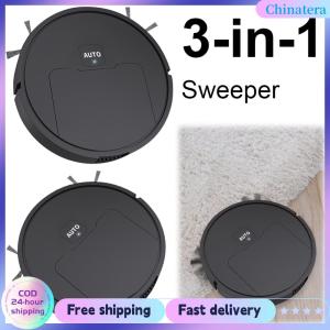 [Chinatera Flagship Store]Automatic Cleaning Sweeping Machine USB Rechargeable 75 Min Runtime Sweeper Robot for Home Floor Washing Carpet Pet Hair