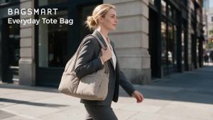 BAGSMART Women Tote Bag Large Capacity Casual Hobo Bag with Multi Pockets Daily Work Travel School Handbag for Women