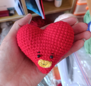 Gantungan Kunci Rajut BT21 Gantungan BTS Ganci Lucu