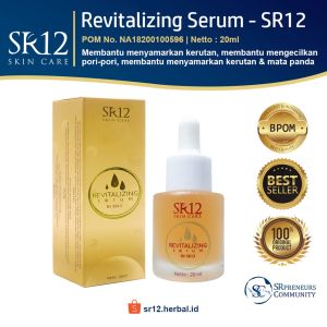 Revitalizing Serum mengecilkan pori-pori Wajah Agar Kencang & Kenyal SR12 // Untuk Mengatasi Bopeng & Cacar