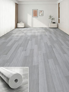 F-NIAO PVC Vinyl Floor Sticker 5/10m linoleum flooring Can be used even on rough floors Suitable for Office Restaurant Kitchen Bedroom Hotel Vinyl Mat Sticker Waterproof and fireproof anti-slip and linoleum floor yard makapal