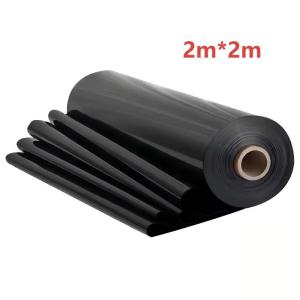 HDPE Fish Pond Liner 2M/4M/6M/8M Pond Liner Thickness Heavy Duty Black Roll Kolam Ikan Liner Tebal Pelapik Kolam Pond Lining