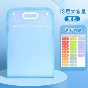 A4 Paper Expanding Portable File Folder Waterproof storage bag folder File Case paper large-capacity