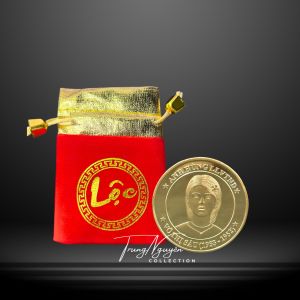 Đồng Xu Võ Thị Sáu Cô Sáu Mạ Vàng Phong Thủy Chiêu Tài Hút Lộc Làm Ăn Buôn Bán