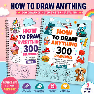Kids Coloring Book Cartoon Pattern Drawing Painting Activity Book 110 Pages Creative Learning Practice
