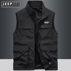 Jeep tinh thần 1941 estd áo ba lỗ mùa hè người đàn ông ngoài trời gilets nhiếp ảnh cắm trại Áo Khoác Nam Áo khoác người Đàn ông áo khoác ngoài nam Công cụ sang trọng không tay