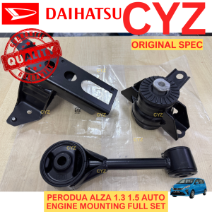 PERODUA ALZA 1.3 1.5 AT (AUTO) ENGINE MOUNTING SET (3 PCS ) DAIHATSU OEM QUALITY