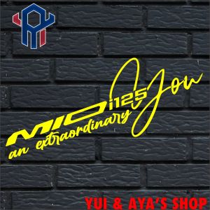 Mio 125 Extraordinary You Die Cut Waterproof Sticker Machine Cut