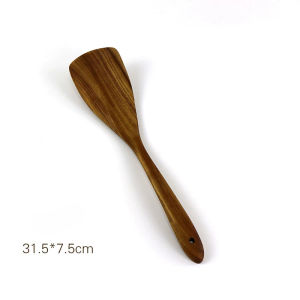 Turtle Wooden Kitchen Spatula  Heat Resistant  Integrated Molding  Hanging Storage Kitchen Cookware