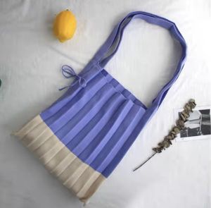 [SG Seller] Knitted Pleated Bag | Shoulder Bag | Tote Bag | Sling Bag