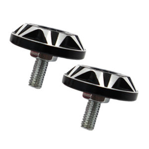 2PCS M6 Motorcycle License Plate Bolts | 6mm Hex Screws Alloy Number Plate Fastener for Bike Parts