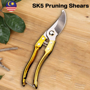 【SANTINO】SK5 Stainless Steel Pruning Shears Gardening Pruning Shears Tree Pruner Grafting Tool Trimming Plants Garden Scissors Home Hand Bonsai Tool Shear Grafting Prunning Trees Stainless Steel Scissors