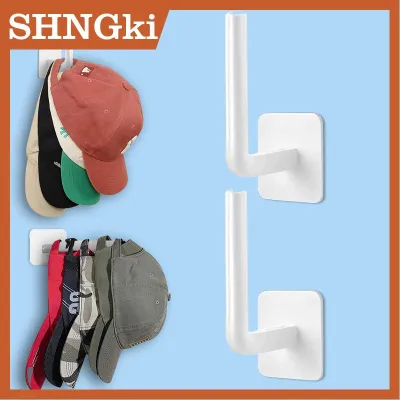 SHNGki 5pcs cap chủ hat Rack cho mũ bóng chày dính hat Hooks cho tường cap Hanger lưu trữ không khoan hat hiển thị Organizer