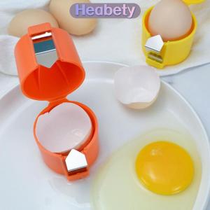 Heabety Dụng cụ tách vỏ trứng cầm tay dụng cụ làm bánh nhà bếp dụng cụ cắt trứng dụng cụ bẻ khóa trứng cầm tay cho nhà bếp gia đình