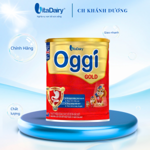 Sữa bột Oggi gold 900gr cho trẻ từ 1 đến 10 tuổi. Giúp tăng cân nhanh chống táo bón