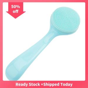 🔥🔥🔥sjqgqx Silicone Facial Cleanser Brush Soft Face Massage Washing Brush Blackhead Remover