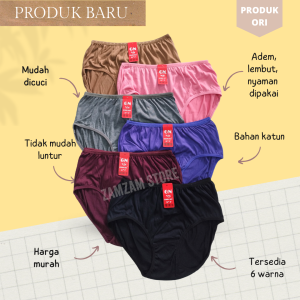 6 Pcs Golden Nick Celana Dalam Wanita - Pakaian Dalam Wanita - CD Wanita