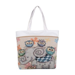 OMYGOOSE TOTE BAG WANITA  / TAS TOTE CANVAS / TOTE BESAR CANVAS / TFW 0107