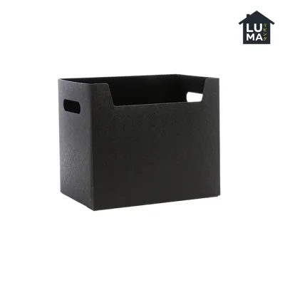 Storage Box Lipat Foldable Desktop Tempat Penyimpanan Dokumen Buku File Tray Organizer Meja