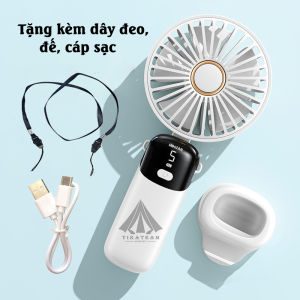 Quạt cầm tay S5 gấp gọn pin trâu 5000mAh để bàn mang đi tiện lợi