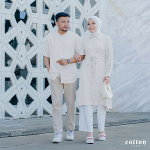 COTTON INSTYLE - Zalindra Baju Sarimbit Series Family Set Baju Lebaran Terbaru 2026 Baju Couple Keluarga