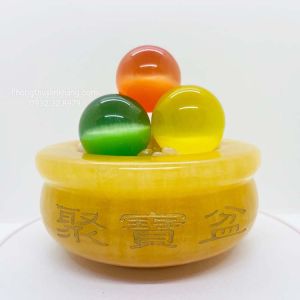 Tụ Bảo Bồn ngọc hoàng long ngũ hành  để bàn thần tài két sắt