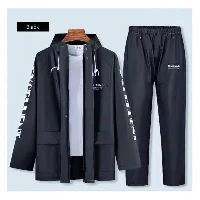 SUNDAR Rain Coat Fashion Suit Universal Motorcycle Anti Riding Outdoor Super Waterproof And Pants Combo