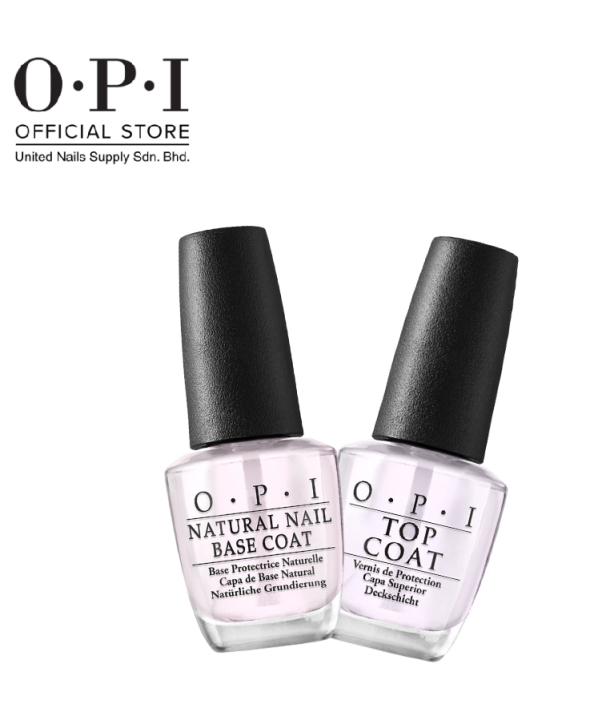 OPI Nail Polish OPI Base Coat + OPI Top Coat 15ml [NTT10] [NTT30