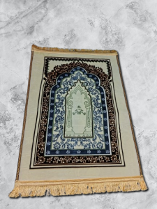 COD SAJADAH TEBAL CREAM ALJEDAH TERBARU UKURAN 110X70 RUMBAI TURKISH/SAJADAH TEBAL ANTI SLIPP