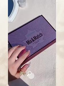 BEAUTY GLAZED 68 Colors Eye shadow Palette Mix&Match Waterproof Shimmer High Blush Contour Eyeshadow Makeup