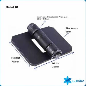 LoviRa Welding Hinges for Truck Iron Gig Gate Flag Hinges Hardware Accessories