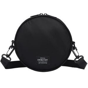 IELGY New Style Satchel Mens Casual Niche Round Shoulder Bag Women