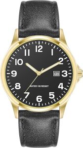 Essentials  Mens Easy-to-Read Strap Watch