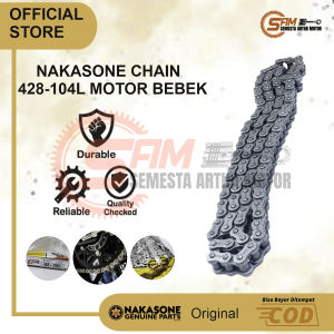 Rantai Motor Nakasone 428-104L Chain Rante Only Motor Bebek
