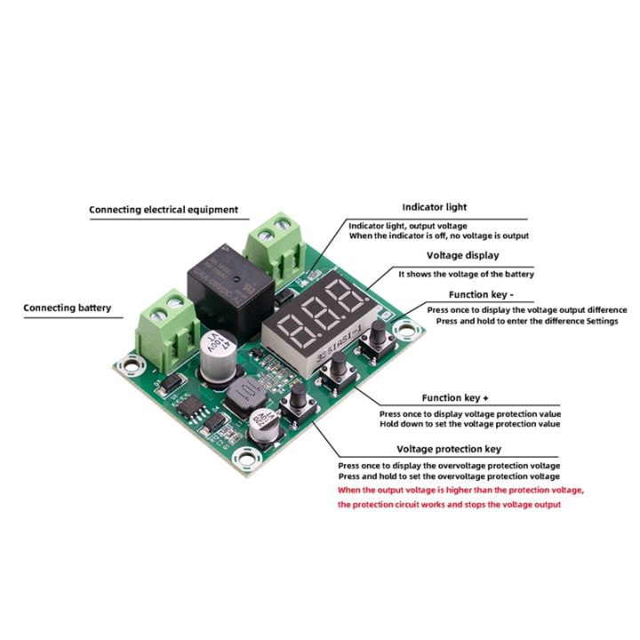 6V-80V Battery Protection Protection Module Disconnect Output ...