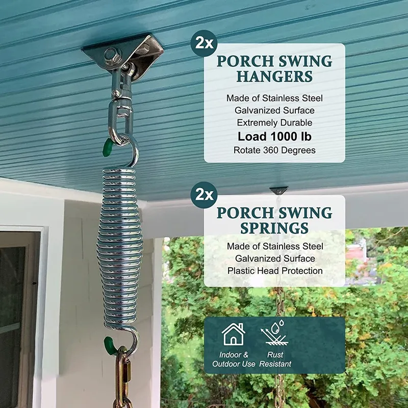 FAS】-Ceiling Hook Hanging Chair Swing Spring 360° Rotatable Ceiling Hook  450KG Swing Suspension Hook for Punching Bag Yoga,Et