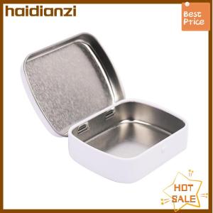 haidianzi Survival Kit Small Empty Metal Black Flip Storage Box Case For Key Candy